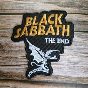 Black Sabbath The End Heavy Metal 90'S 80's Rock Band Embroidered Patch